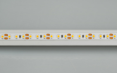 Лента RT 2-5000 12V Warm2400 2x (3528, 600 LED, LUX) (Arlight, 9.6 Вт/м, IP20)