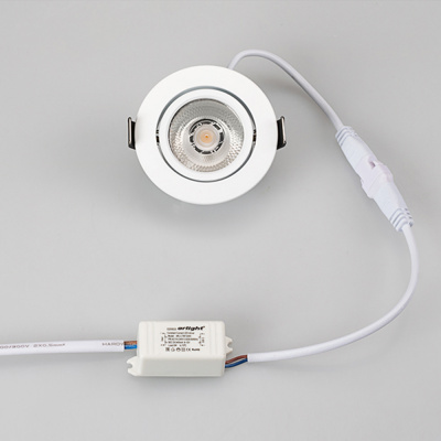 Светодиодный светильник LTM-R65WH 5W Warm White 10deg (Arlight, IP40 Металл, 3 года)