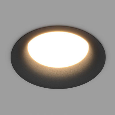 Светильник MS-BLIZZARD-BUILT-R90-6W Warm3000 (BK, 100 deg, 230V) (Arlight, IP20 Металл, 3 года)